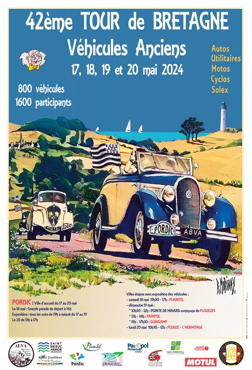 Affiche Tour de Bretagne ABVA 2024