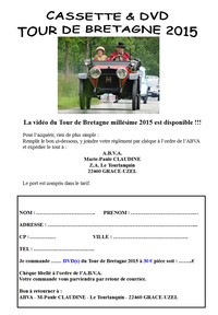 DVD Tour de Bretagne ABVA