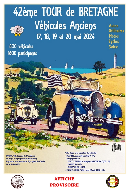 Affiche Tour de Bretagne ABVA 2023